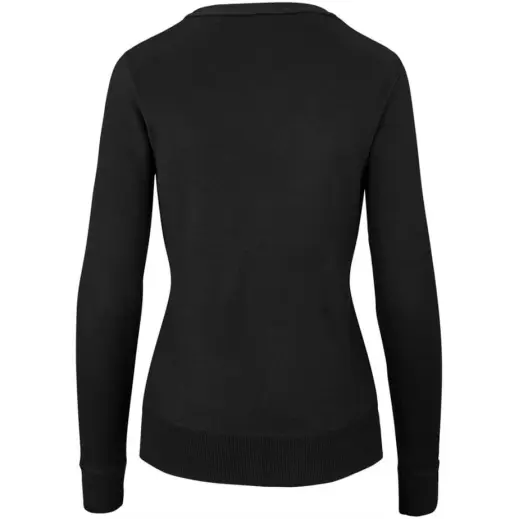 Ladies Waverley Cardigan Black Back